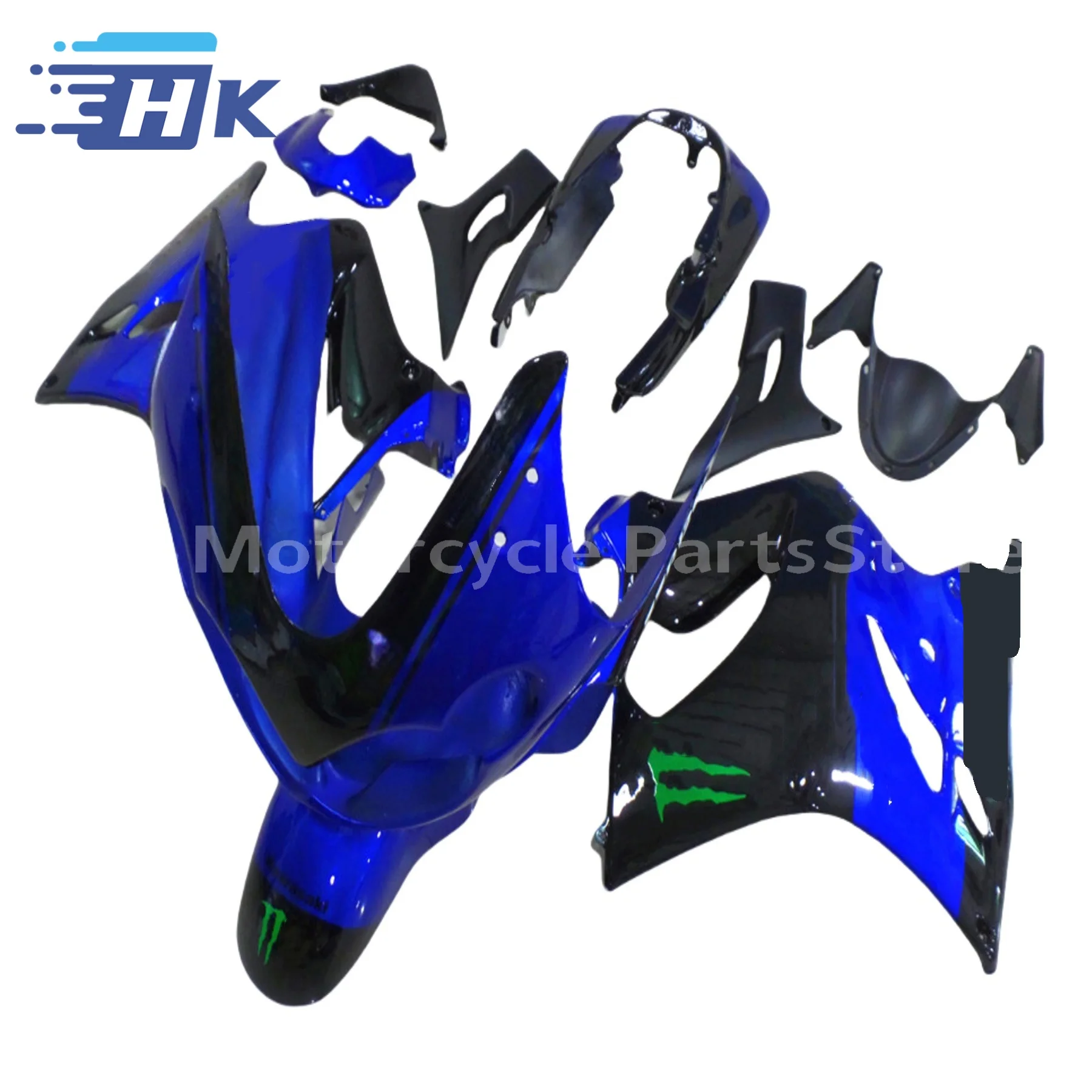 

Комплект обтекателя для ZX12R 2002 2003 2004 2005 Kawasaki Ninja ZZR1200 ZX-12R 02 05 03 04, обвесная форма для уличных гонок