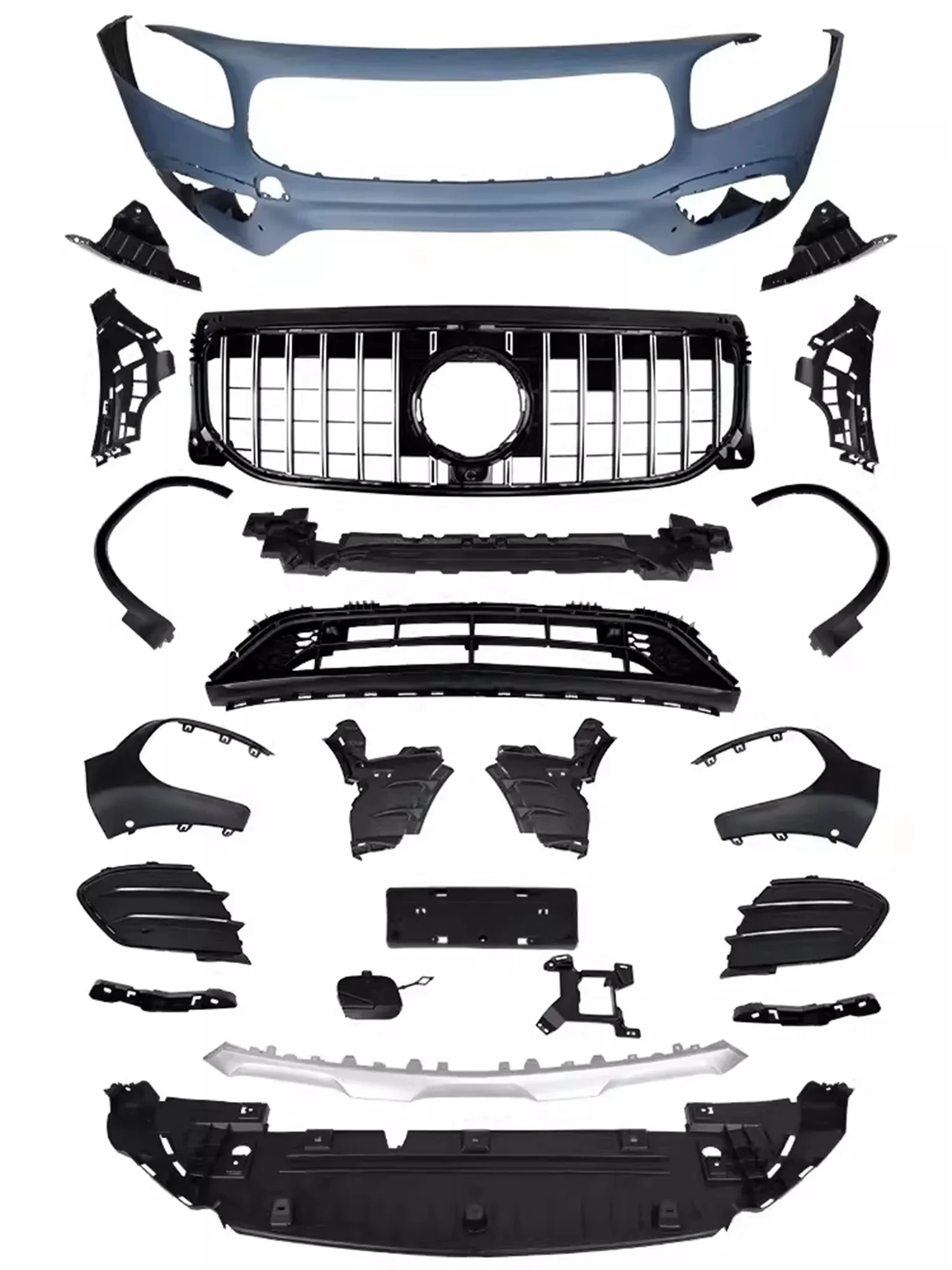 

Car Front Rear Bumper surround Body kit for Mercedes Benz GLB180 GLB200 220 modified GLB35 AMG grille Tail throat