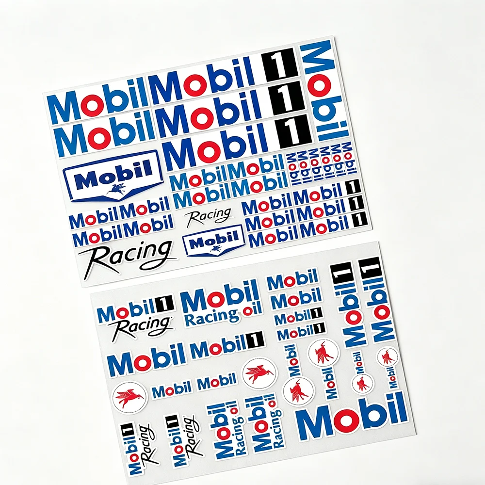 For MOBIL Vinyl Decal Stickers for Car, Motorcycle, Bumper, Window, Laptop & Wall Tuning Accessories