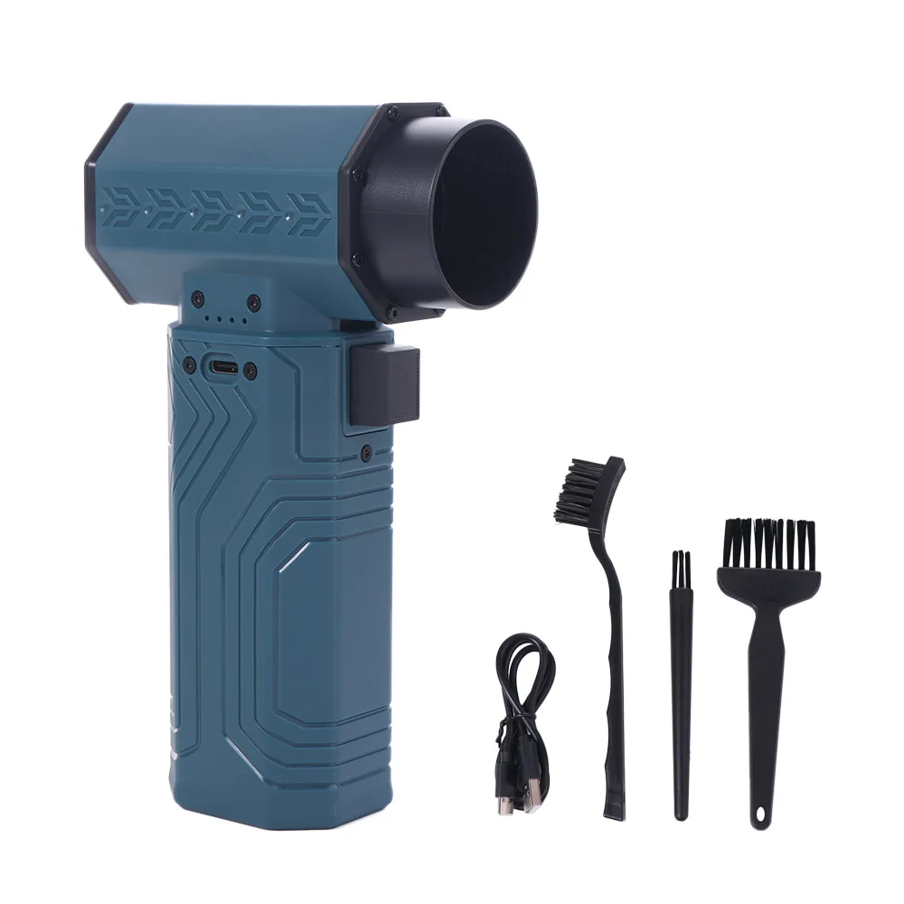 

Мини-турбоструйный вентилятор, 210000 об/мин, бесщеточный двигатель, скорость ветра, 70 м/с, электрическая воздушная тряпка, перезаряжаемая мощная воздушная посадка, жестокий вентилятор