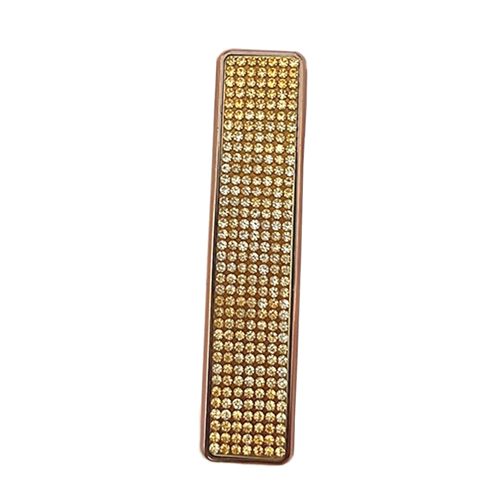 NEW Double-Sided Diamond Inlaid Design Lighter USB Charging Tungsten Ignition Ultra-Thin Silent Lighter Gifts For Men And Women
