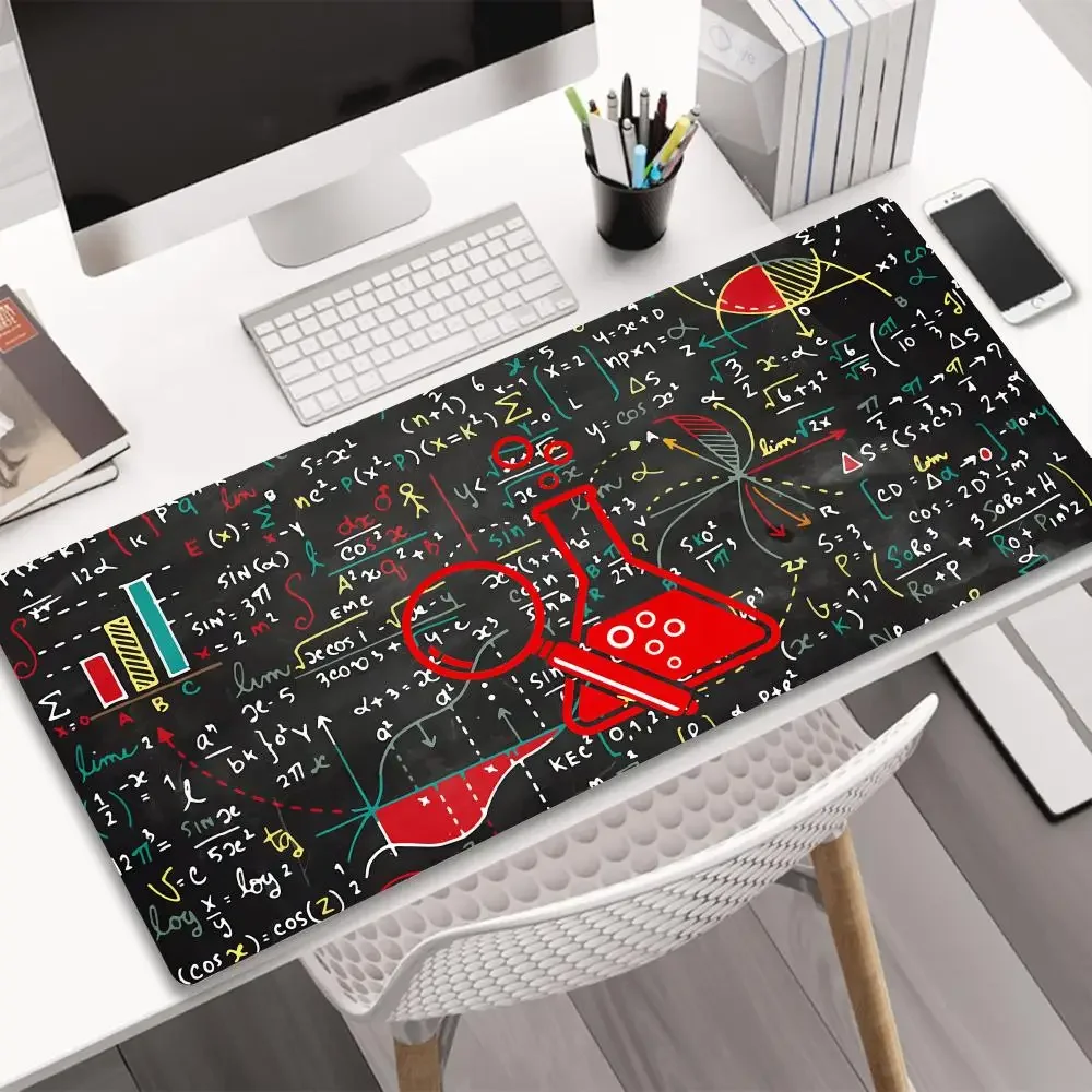 Mathematical Formula Mousepad Large Gaming Mouse Pad LockEdge Thickened Computer Keyboard Table Desk Mat