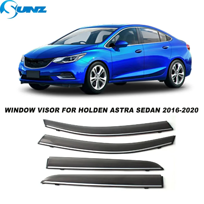 

Side Window Deflectors For Holden Astra Sedan MK7-BK 2016 2017 2018 2019 2020 Sun Rain Guard Weathershield Window Visor