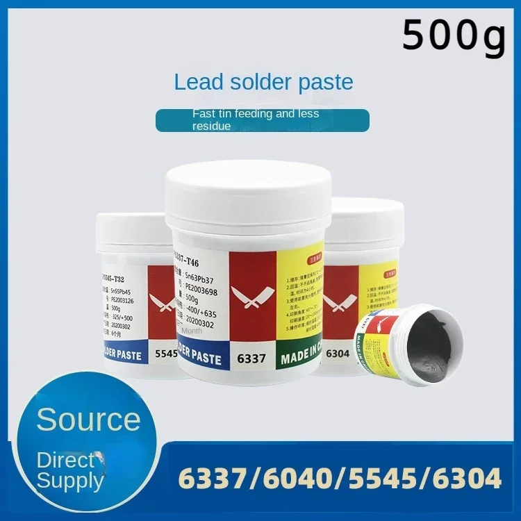 Solder paste solder paste is suitable for precision PCB patches, solder paste lamp bead patches 6337, 6040, 5545 and 6304.