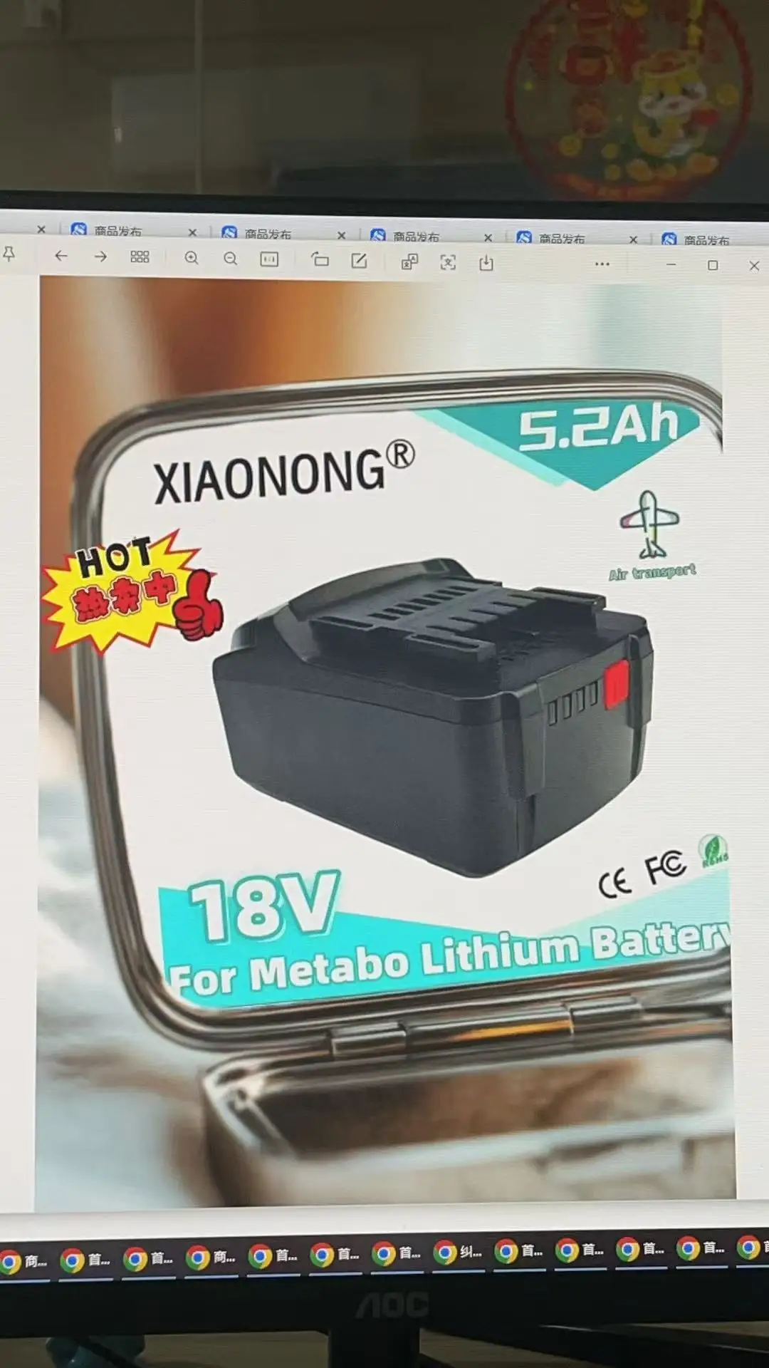 

Для Metabo 18 В 5,2 Ач аккумулятор беспроводной электроинструмент дрель-шурупы гаечные ключи молотки для Metabo 18 В аккумулятор 5200 мАч BSZ18 625591000