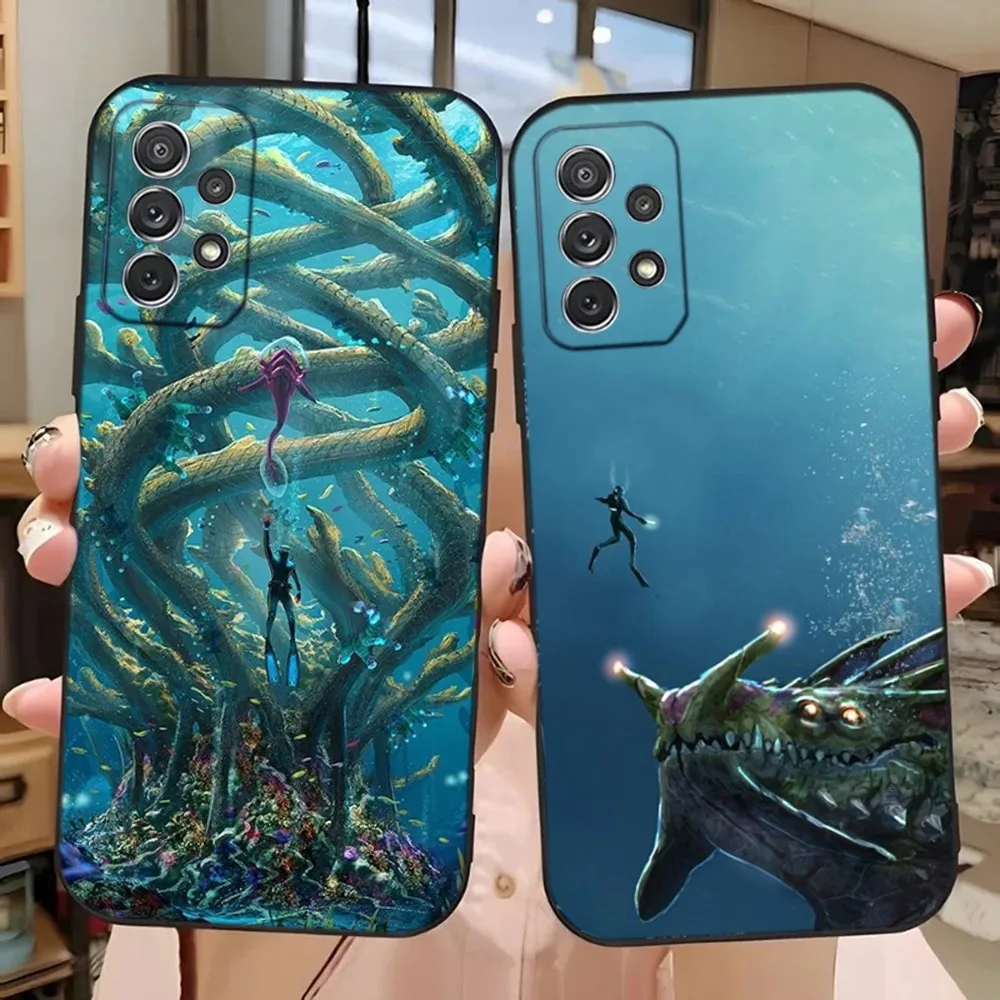 Subnautica Game Phone Case For Samsung Galaxy A13,A21s,A22,A31,A32,A52,A53,A71,A80,A91 Soft Black Phone Cover