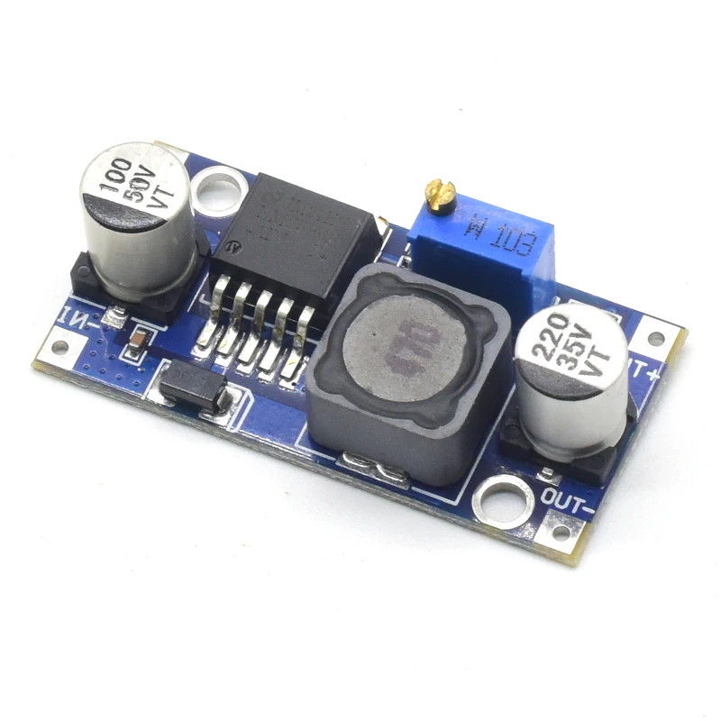3A 4.5-40V Adjustable DC to DC Step Down Converter Board LM2596 Power Supply Module by Adjustable