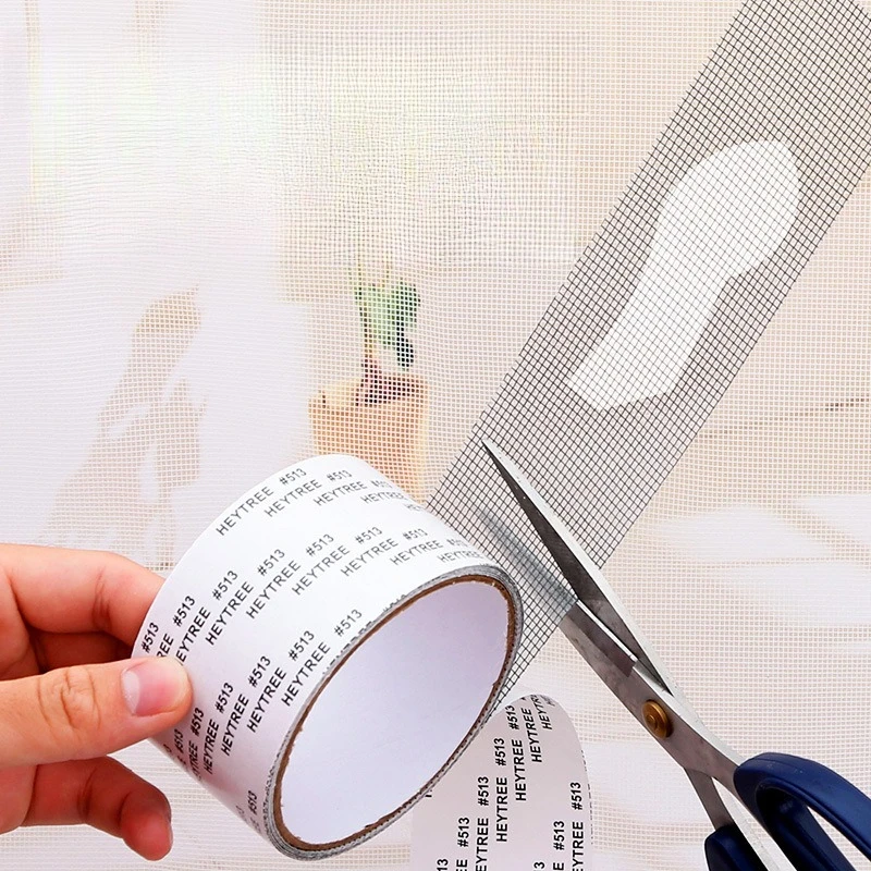Starkes, selbstklebendes Reparaturband für Fensterscheiben, Reparaturflicken für Fensterscheiben, Abdecklöcher, Insekten- und Moskitonetze