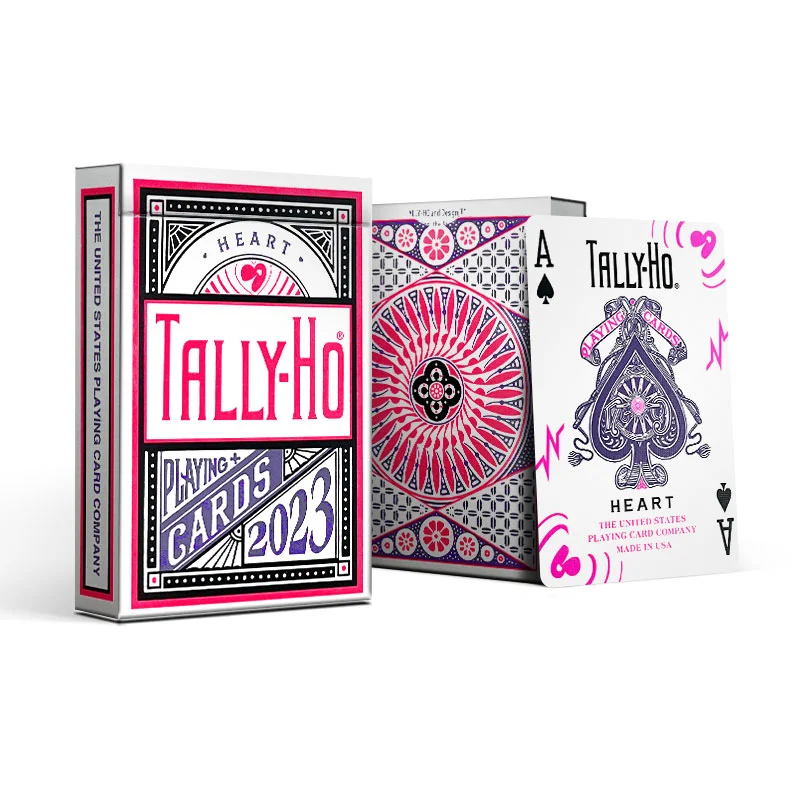 Tally-Ho Circle Back Heart Playing Cards Deck Card Games Magic Tricks