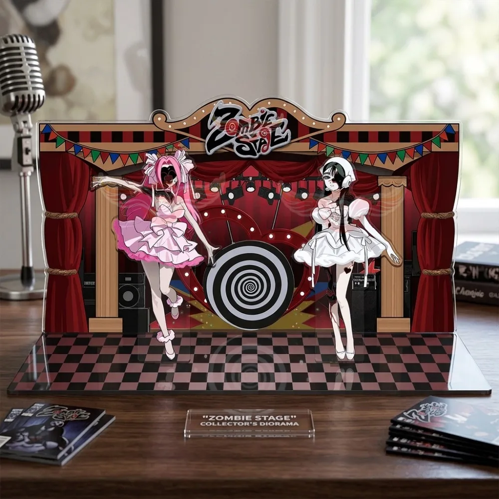 Anime Alien Stage Anime Peripheral Acrylic Standing Plaque MiziSoa Campus Desktop Decoration Gift Fan Table Ornament Keychian