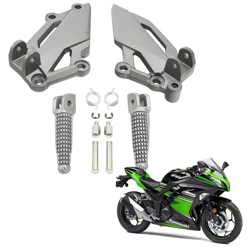 For Kawasaki Ninja 300 EX300 2013-2017 Motorcycle Parts Front Foot Peg Footrest Bracket