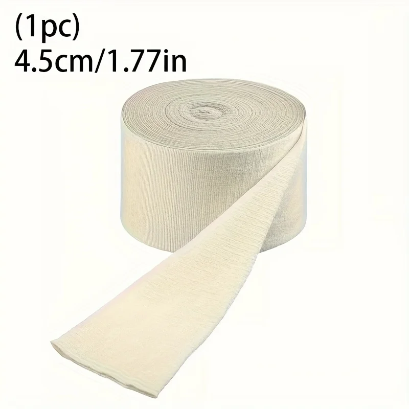 1 Roll Elastic Tube Bandage Skin Support Wrap for Elbow Wrist Ankle  Breathable Gauze Tubular Bandages  First Aid Compression