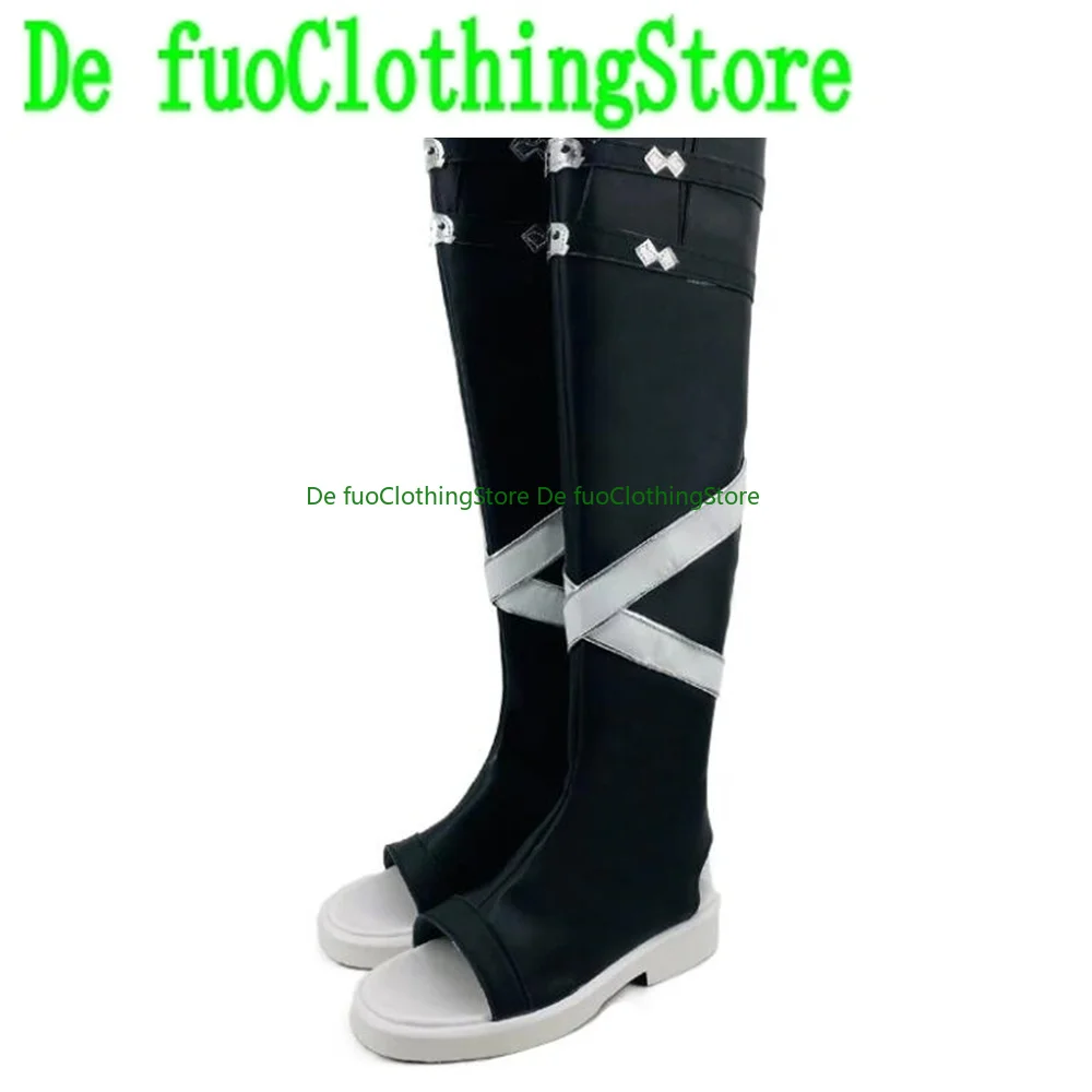 

Defuo BLACK MAGE Final Fantasy FF14 XIV Обувь для косплея Сапоги Игра Аниме Хэллоуин Рождественская обувь Магазин