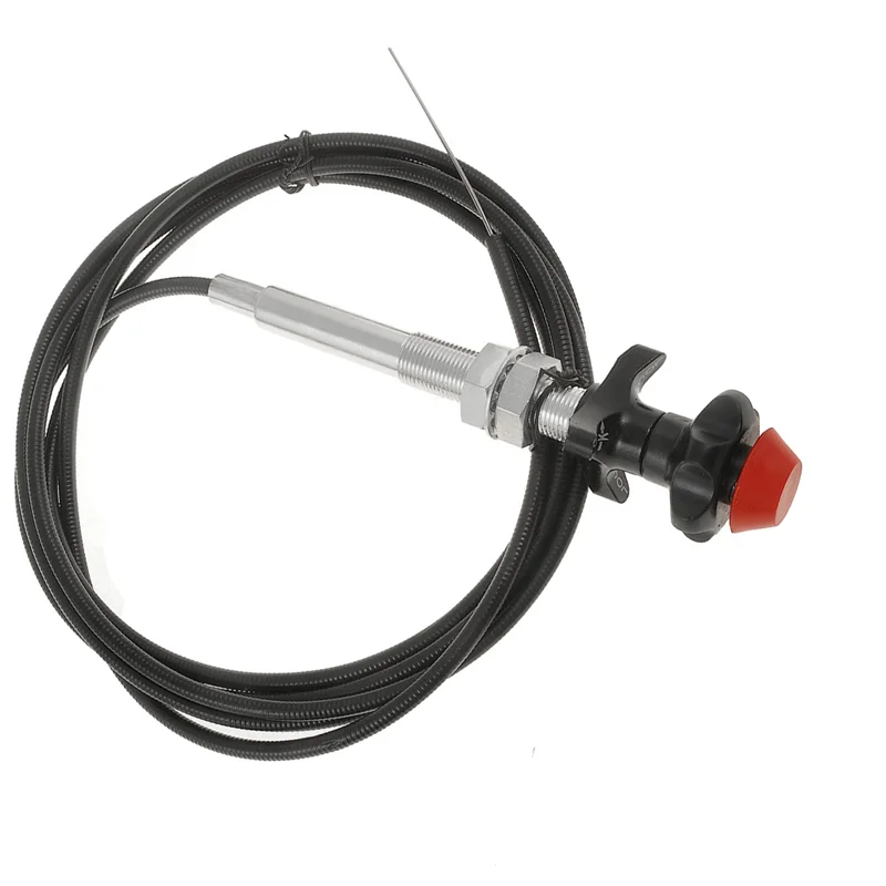 10FT Heavy Duty Vernier Locking Throttle Cable 55204 VCGTX10 Truck Equipment Spare Parts Accessories