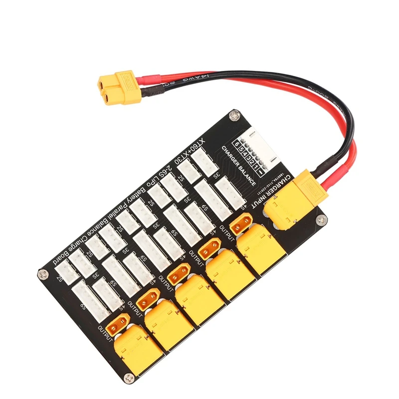 

Lipo Battery Charging Board Parallel XT30 XT60 Plug 2‑6S Lithium Batteries For IMAX B6 Charger Electronic Components