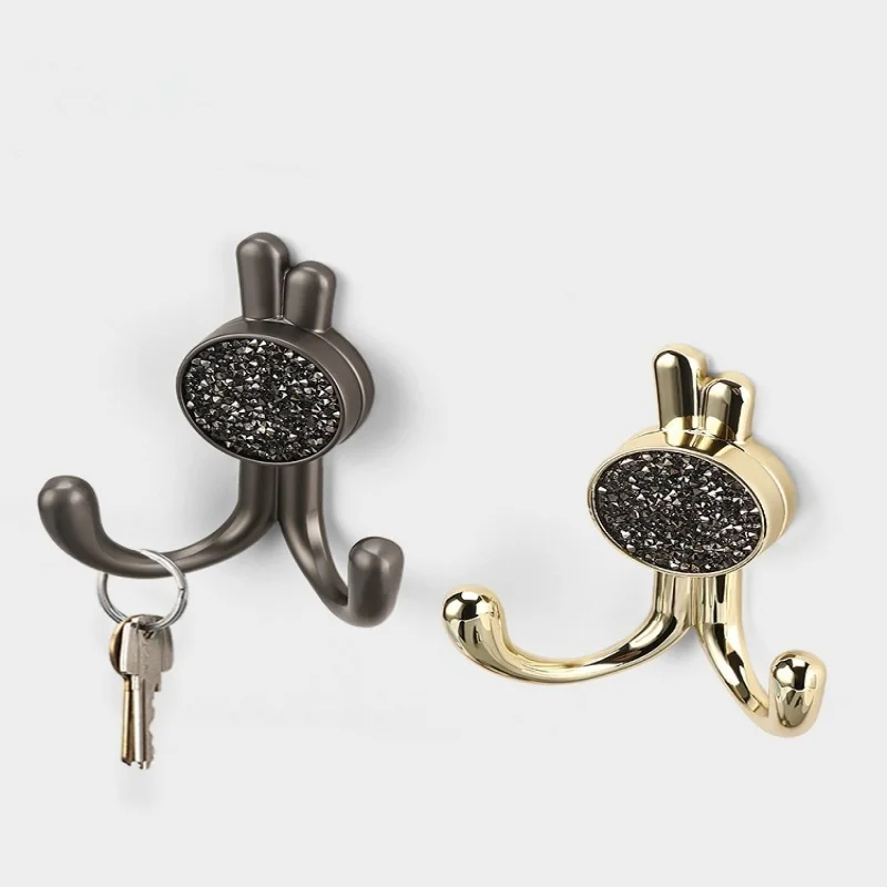 Hanging Clothes Hook Small Rabbit Shaped Wardrobe Hook Wall Mounted Clothes Hook Metal Coat Hook At The Entrance Foyer