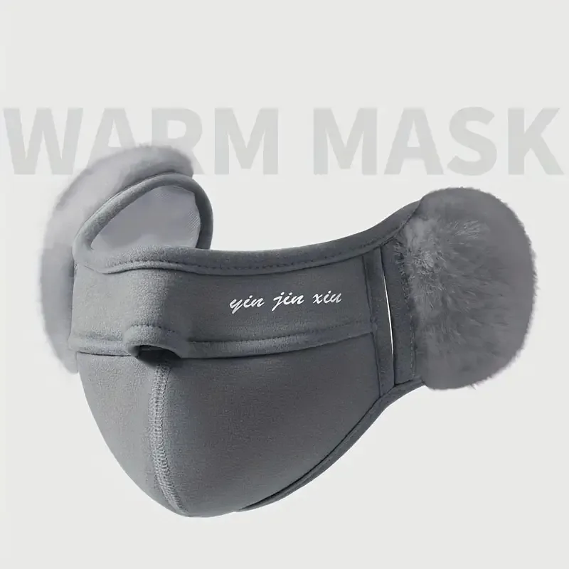 Winter Cycling Windproof Breathable Reusable Face, Cold Proof Ear Protection Cycling Mask, Outdoor Holiday Gift