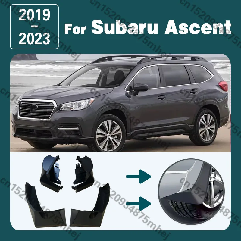Fender car Accessories For Subaru Ascent 2019 2020 2021 2022 2023 Mudflaps Splash Guards Mudguards Mud Flaps