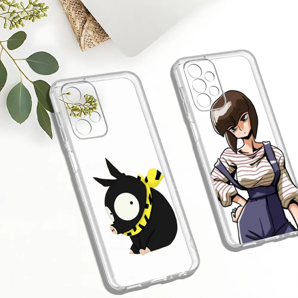 

Ranma Cartoon Phone Case For Samsung Galaxy A52 A12 A51 S21 Edge S22ULTRA S23 S20LITE Plus Ultra Transparent Cover