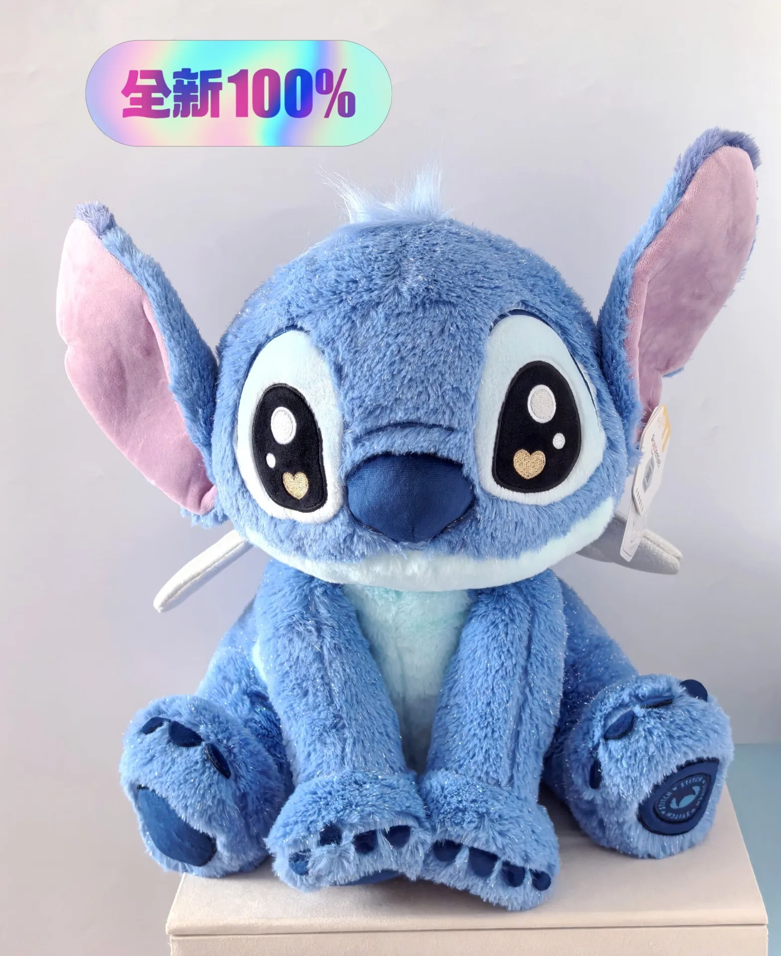 

Совершенно новая оригинальная плюшевая игрушка Stitch с крыльями ангела — большая кукла Angelic Stitch 35 см — идеальный подарок на день рождения для детей