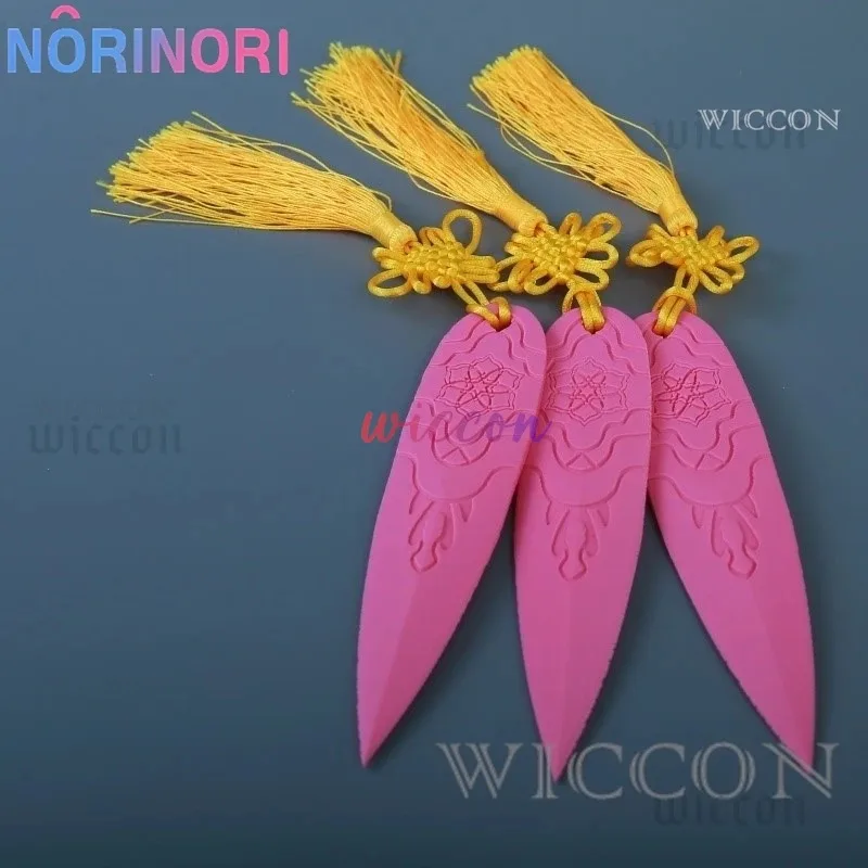 

CyKpop Demon Hunters Zoey Pink Sword Darts Cosplay Weaponn Prop Stage Performance Accessory Custom Game Halloween 3Dpanter