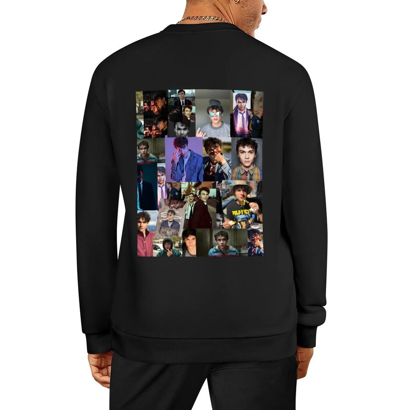 

Benjamin Wadsworth Photo Collage Art Pullover men's clothing anime clothes japanese style tracksuit men aesthetic sweatshirts