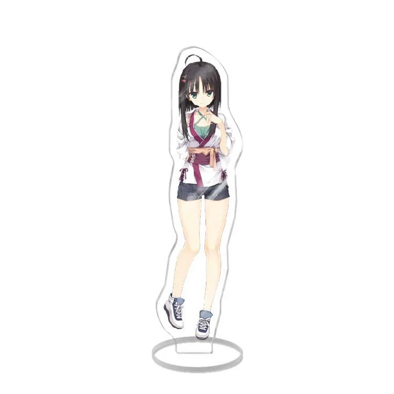 Senren Banka Figure Murasame 15cm Acrylic Stand Desk Model Plate Standing Sign Music Decor key chain