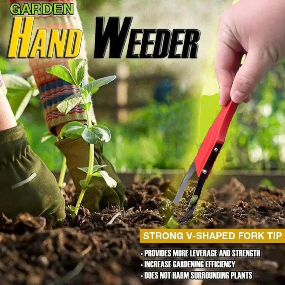 Hand Weeder Tool Plastic Iron Garden Bandit Weeder Remover Tool Weeder Puller Removal Cutter Weeding