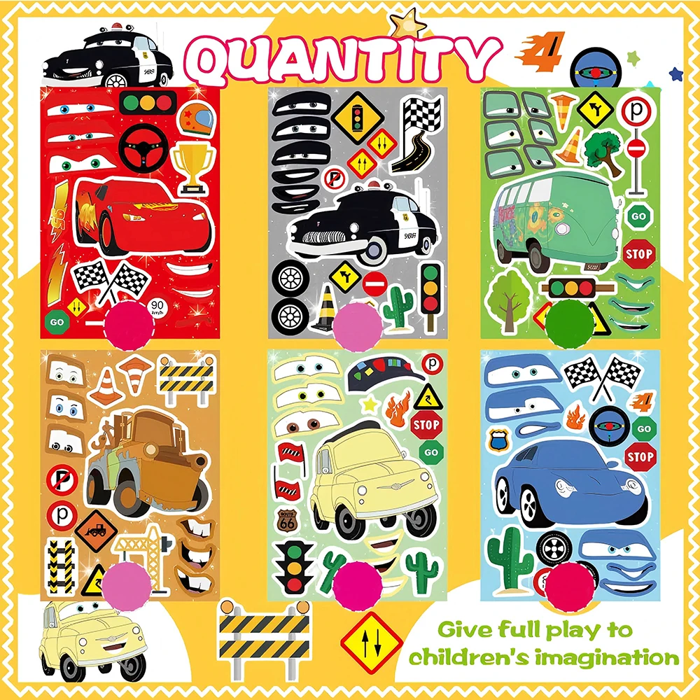 6/12 Blätter „Make a Face“ Car – Board Game For 2 People Bewertung und Preis