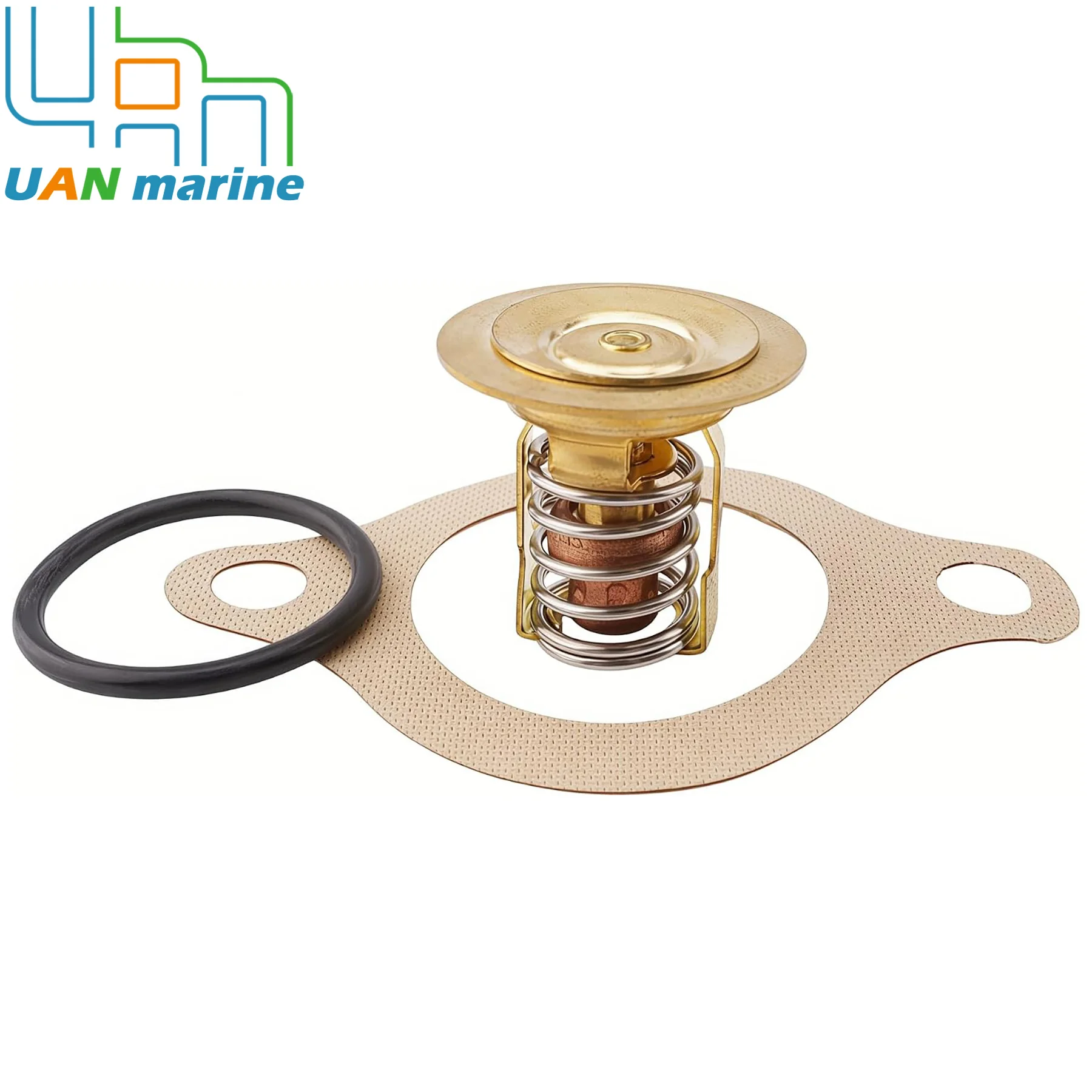 160°F 71°C Marine Thermostat Kit for Volvo Penta OMC V6 V8 4.3 5.0 5.7 5.8 L Sterndrive Engines 3856961 835417 3852071 3852216