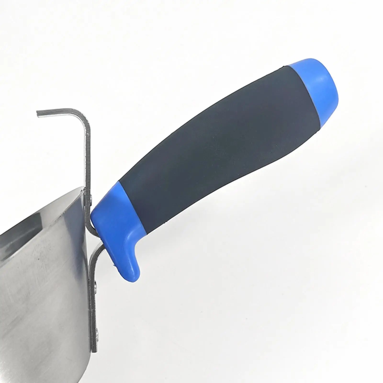 

Cement Scraping Scoop with Hanging Clips Stainless Steel Plaster Bucket Dipper Construction Tool for Mortar Drywall and Jobsite