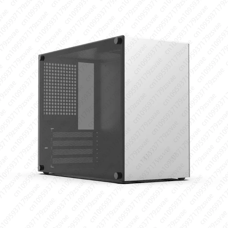 Aluminum MATX Case ZZAW C2 Desktop Computer Case Computer Gaming Computer Case with DIY Installation for Gaming and Home