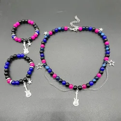 Tv girl matching necklaces bracelets who really cares album inspired necklaces