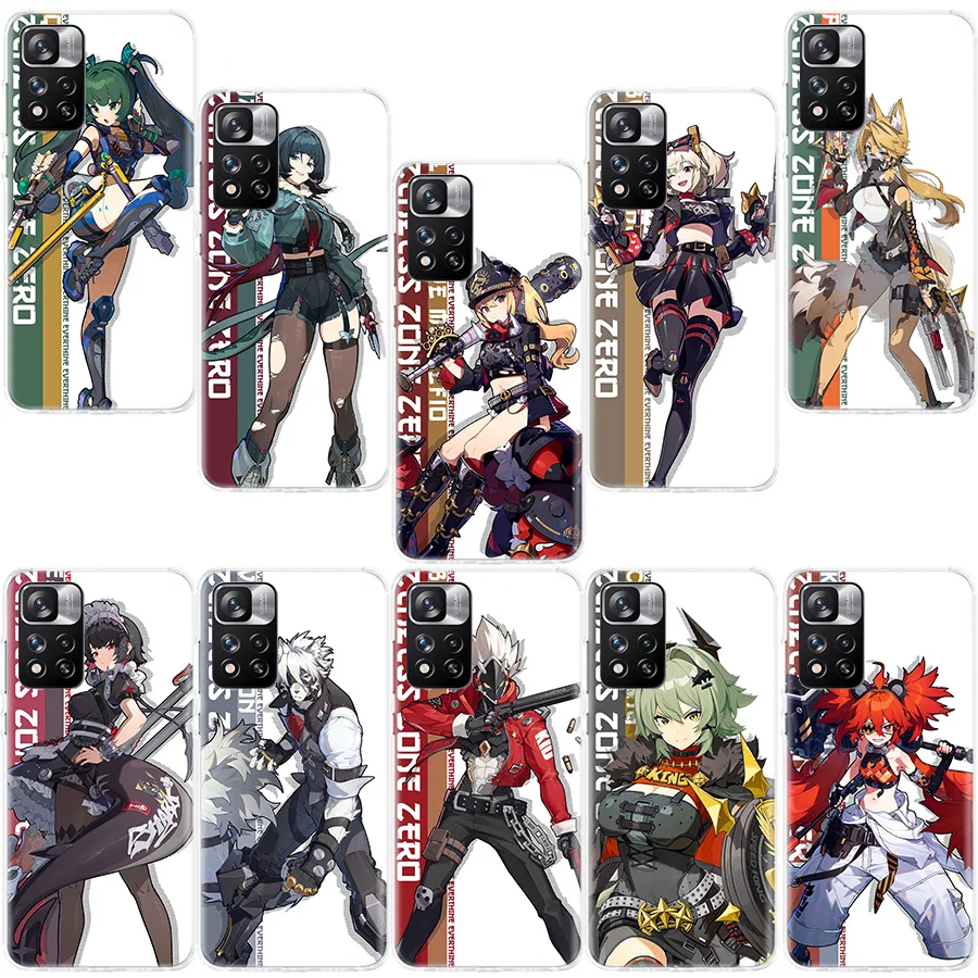 

Zenless Zone Zero Soldier Phone Case For Redmi Note 13 12 Pro Plus 14 15 Pro 5G 11 11T 11E 11S 10 Pro 10S 9 9S Cover Cell Clear