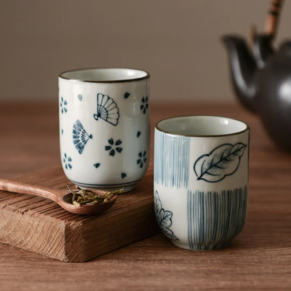 Japanese Style Ceramic Mugs, Tea, Wine, Sushi, Sake Cup, Funny Family, Restaurant Decoration, Travel Gift for Friends, 150ml