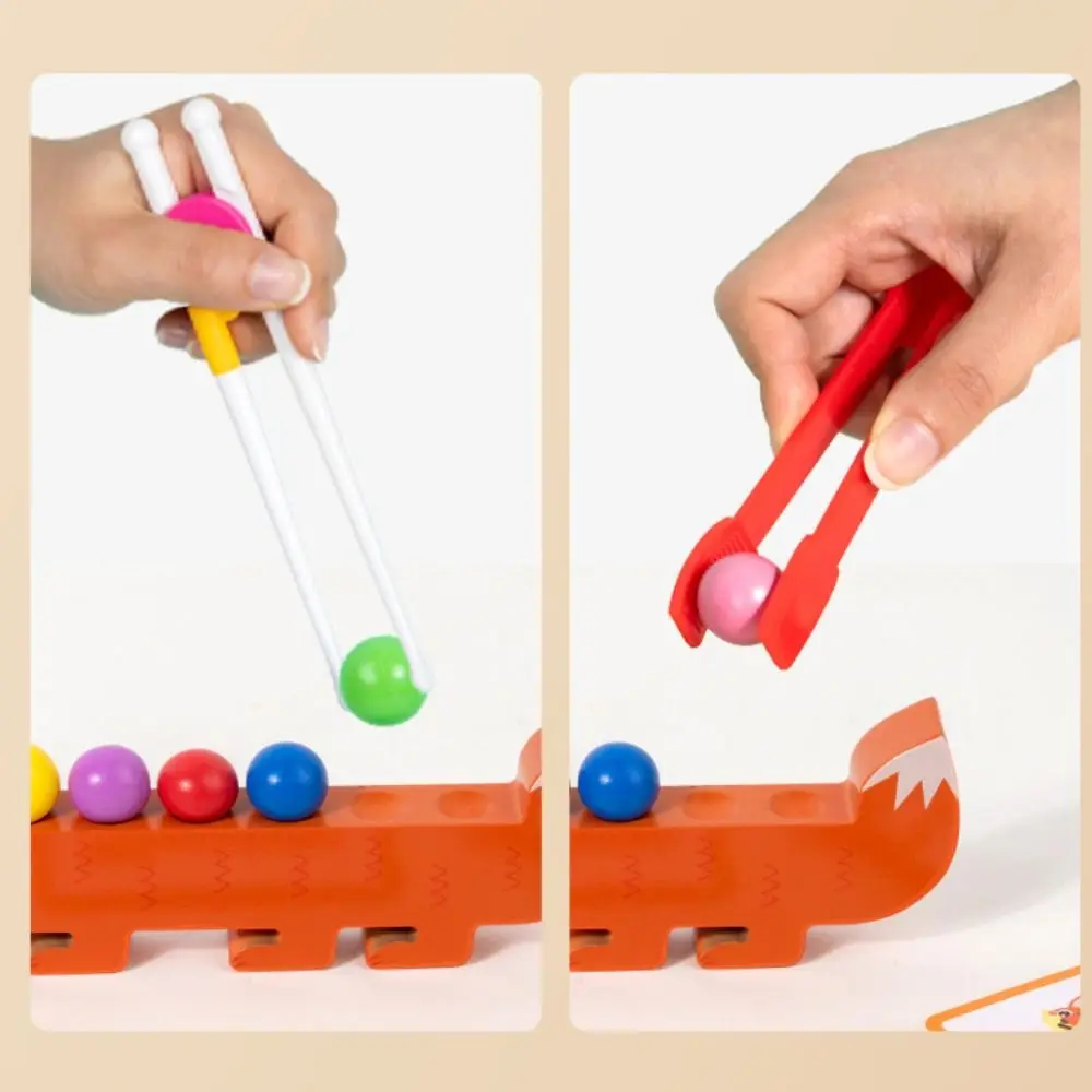 Pince en bois perles jouets chenille éducatif tri des couleurs Montessori jouet dessin animé apprentissage pince perle correspondant jeu
