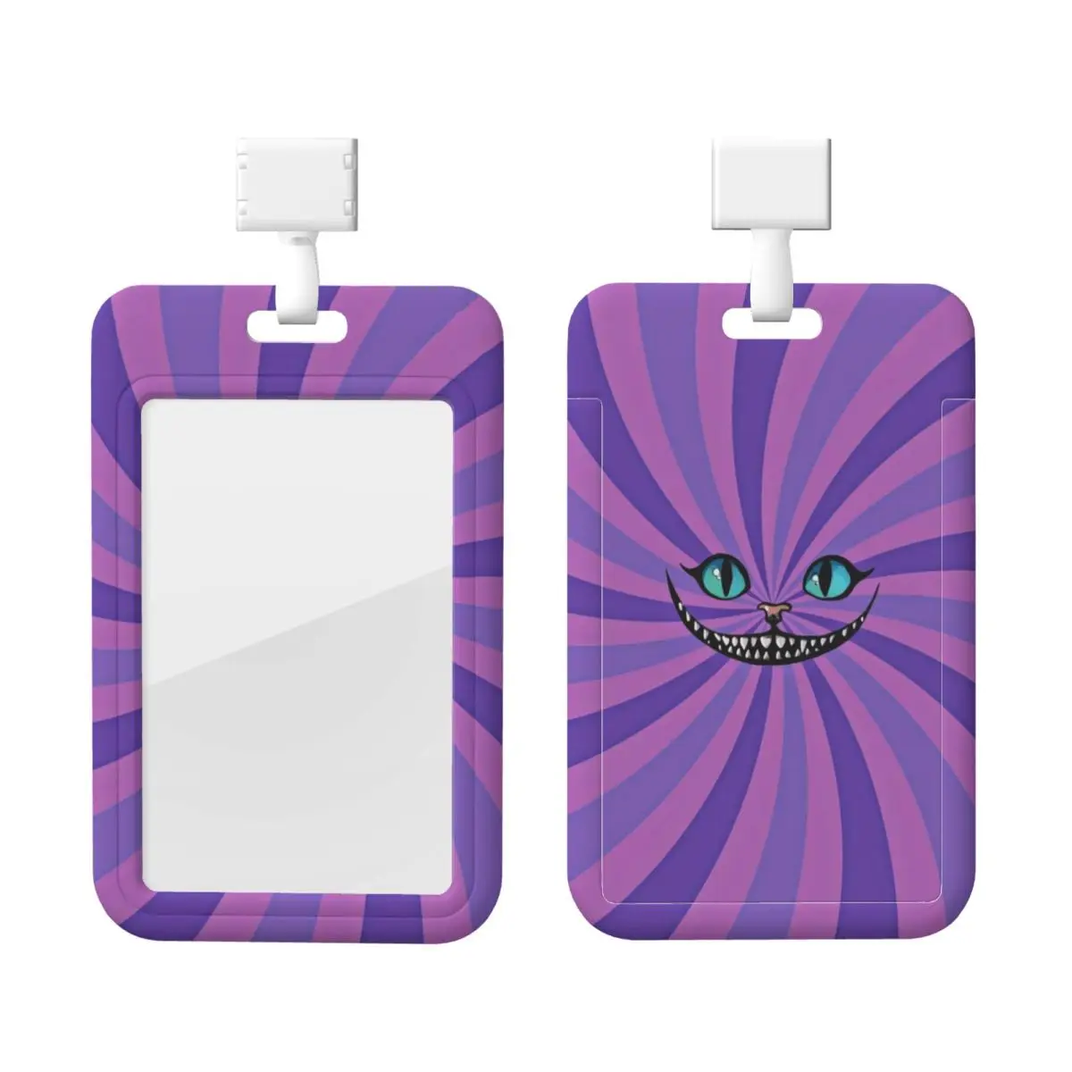 

Изготовленный на заказ шейный ремешок, держатель для карт, держатель для бейджа из Чеширской карты для метро, автобуса, банковской карты, ремешок для удостоверения личности, держатель для больниц