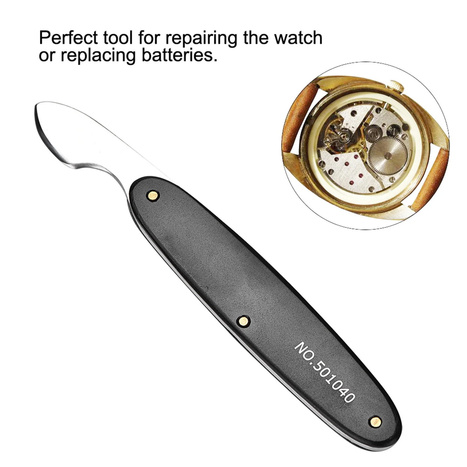 Watch Opener Back Case Cover Remover Pry Knife Battery Change Repair Tool Watch Case Opener Knife Watch Opener Knife