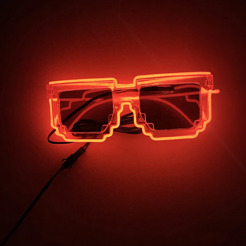 

Fashion Glasses 10 Colors For Choice Luminous LED Flashing Sunglasses Glowing In The Dark Night