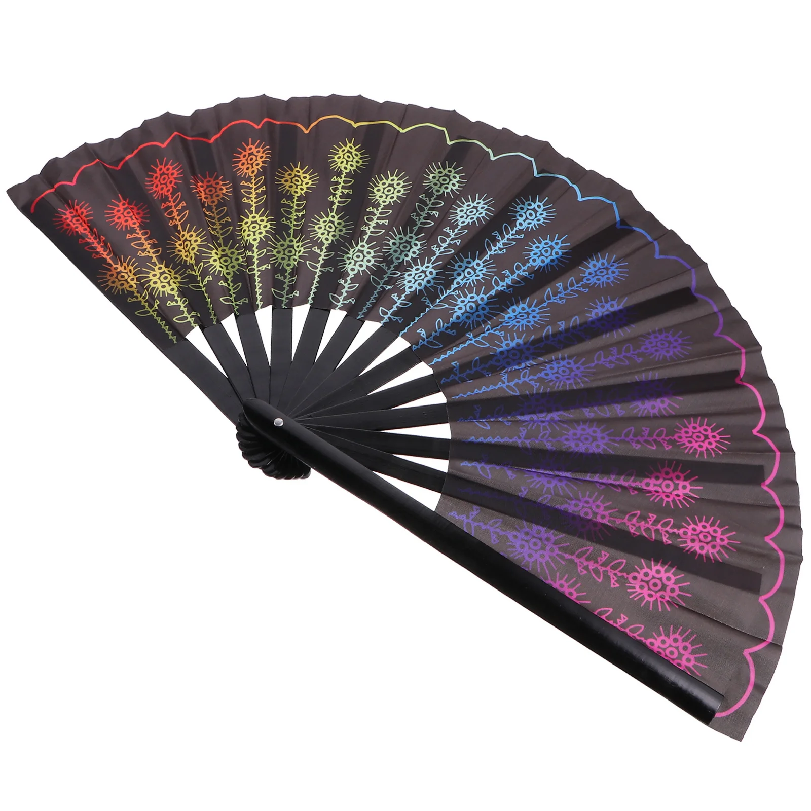 

1Pcs Peacocks Tail Folding Fan Classic Design Decorative Dancing Prop Home Decoration Foldable Fan Party Decoration