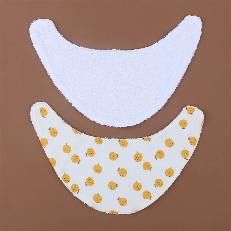 Poplittleone 1PCS  Baby Bibs Soft Cotton Waterproof Bib For Newborn Toddler Feeding Burp Cloths Towel Saliva  Bandana Scarf