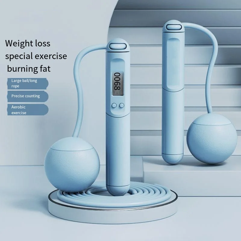 

Jumping Rope Fat Burning Weight-bearing Fitness and Weight Loss Exercise Exclusive Adjustable Counting Model