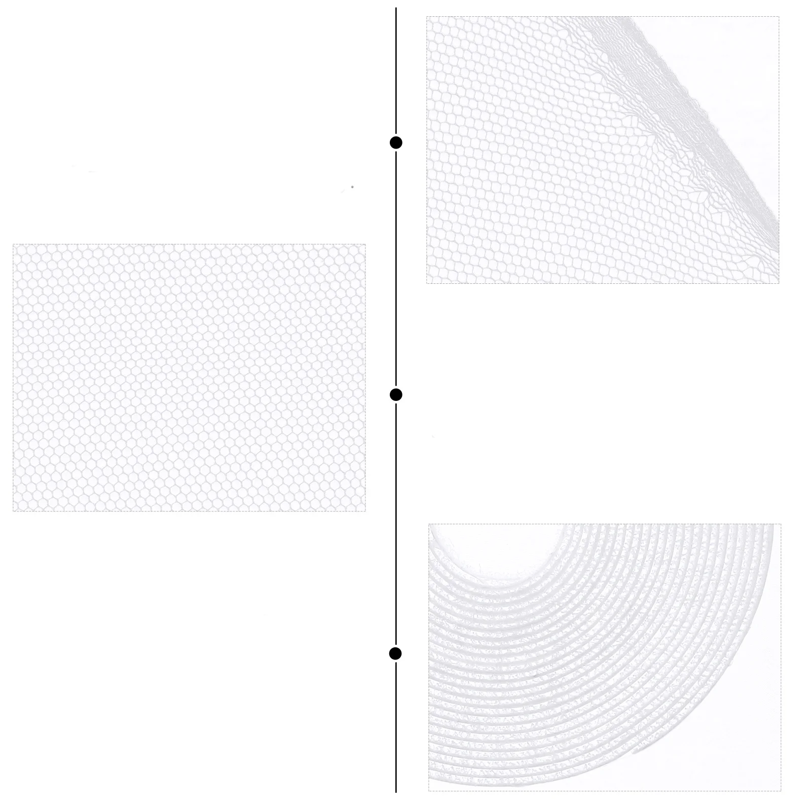

4Pcs Mosquito Screen Net Self-Adhesive Durable Window Netting Keep Out Spiders Wasps Home Fly Screen Net Window Netting