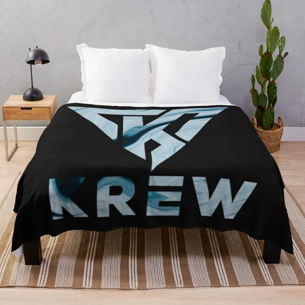 

Funneh And The Krew T-ShirtKrew Logo Throw Blanket Stylish Warm Blanket for Living Room Bedroom