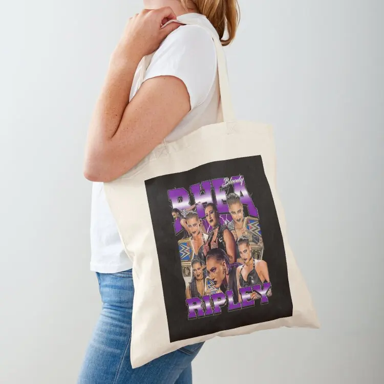 

Rhea Ripley Tote Bag woman shopping bag tote bag custom eco folding canvas tote