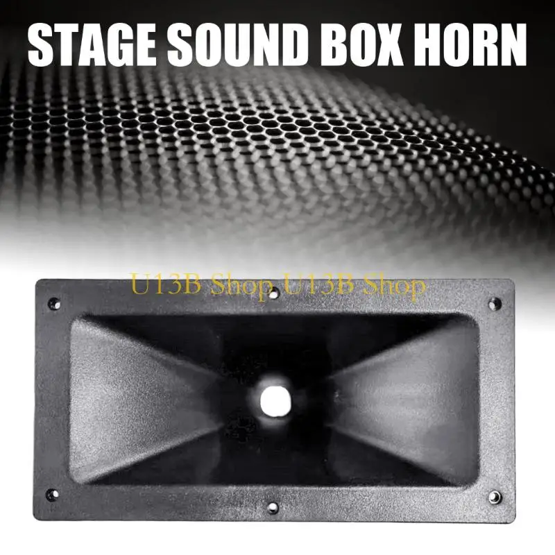 U13B Easy Installation Plastic Speaker Horn 295x145mm For Efficient Sound Amplification In Theaters Public Address Systems