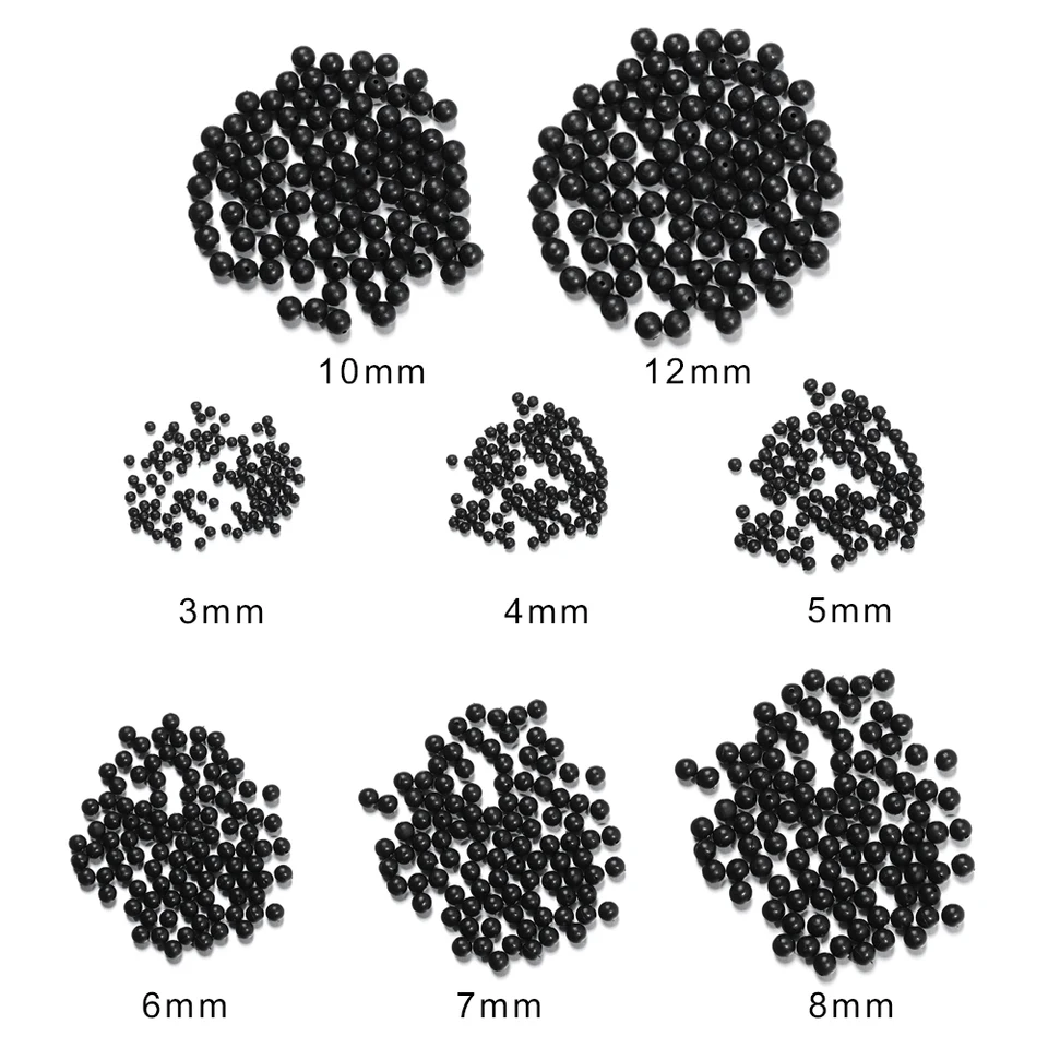 Dovesun Perles De Pêche Lueur - 600pcs 6mm + 250pcs 8mm + 120pcs 10mm, 10 Couleurs, Oeufs Appât Brillants Pour Montages