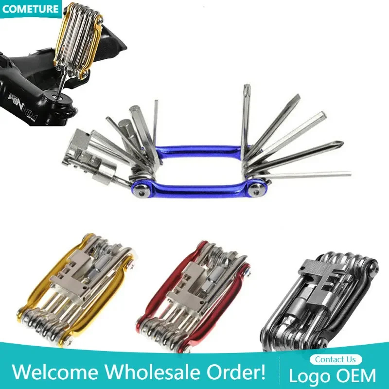 

Bicycle Bike Tools Maintenance Tools Pocket Portable Socket Screwdriver Motorcycle Bike Allen Fix Touring Cycling Repair Set