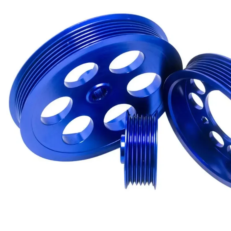 Factory for Abarth 124 Spider Racing Car 1.4L 2016- Aluminum Billet CNC Pulley New Customized Xuechen
