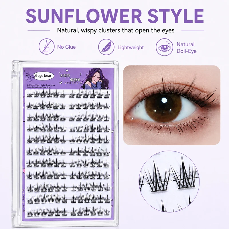 Gege Bear No Glue False Eyelas - Eyelash Extension Uv Glue recension och pris
